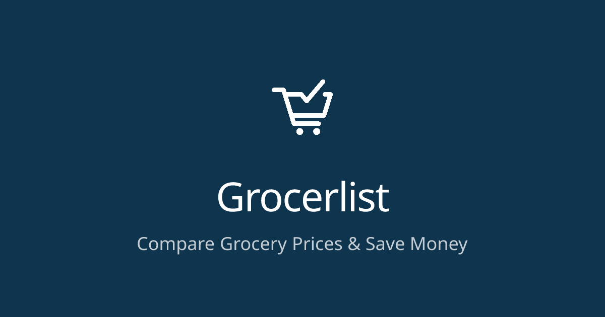 Grocerlist | Compare Grocery Prices & Save Money
